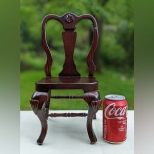 Decorative,Elegant Wooden  mini Chair, Queen Anne Style
